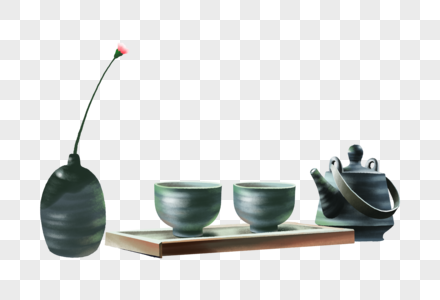 茶具俯拍 从无声俯视到时代回响