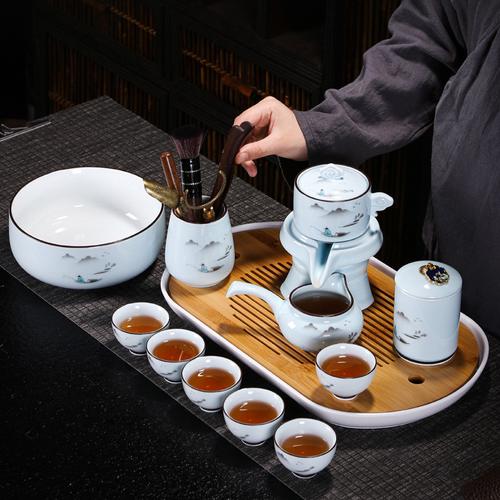青瓷全自动茶具套装家用小茶壶客厅懒人功夫茶杯用品泡茶